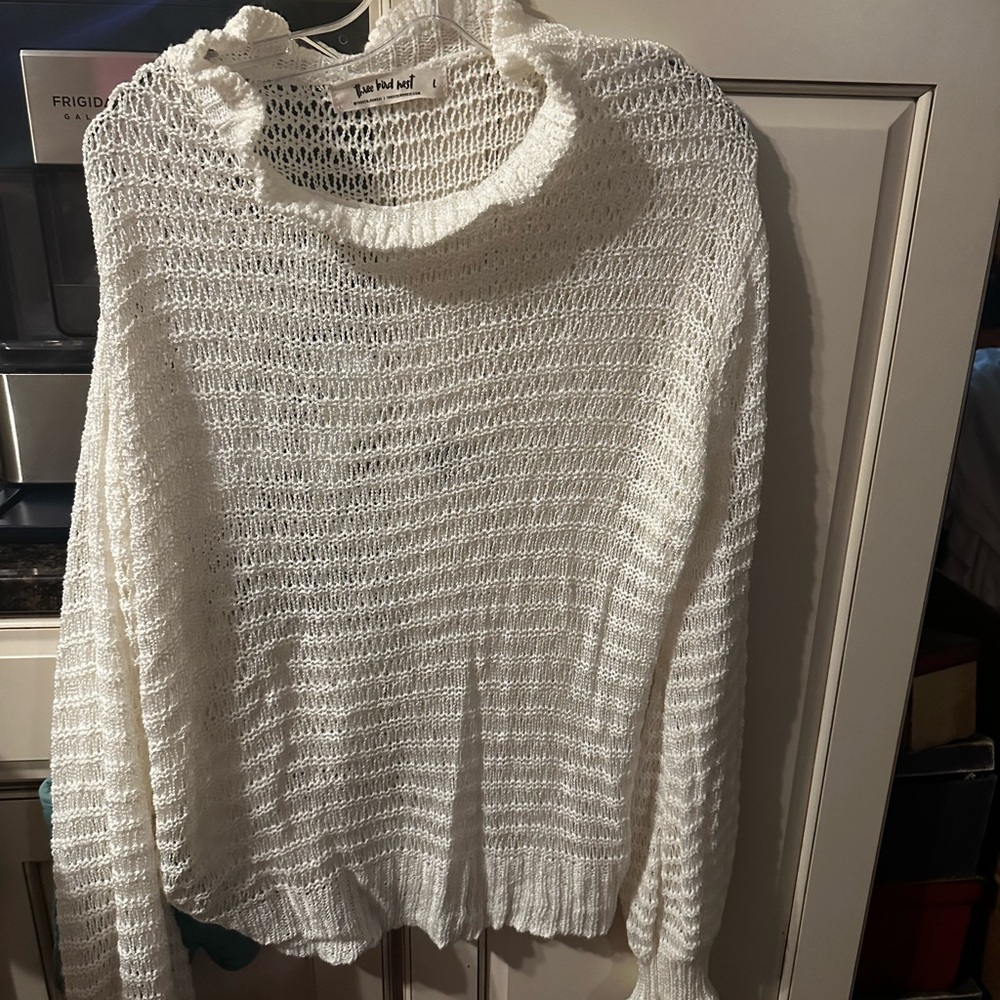 Three bird nest sweater